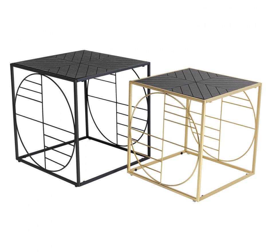 Table basse Techno set de 2 Kare Design