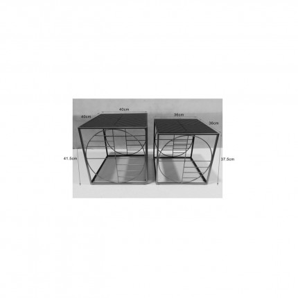 Table basse Techno set de 2 Kare Design