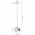 Suspension Goblet chromée 25cm Kare Design