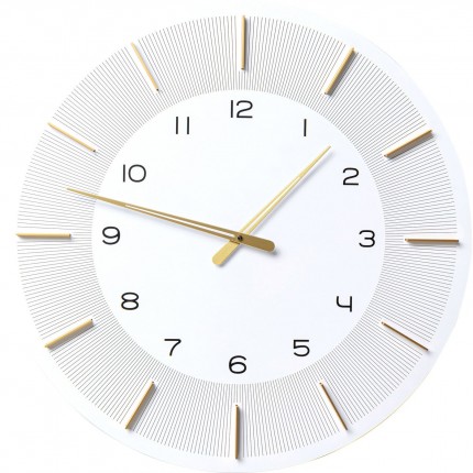 Horloge murale Lio blanche 60cm Kare Design