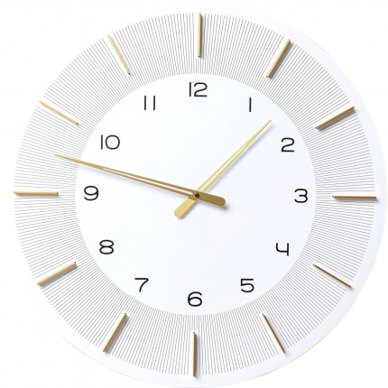 Horloge murale Lio 60cm blanche Kare Design