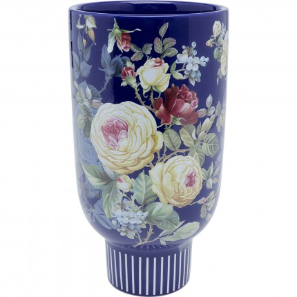 Vase fleurs 27cm bleu Kare Design