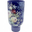 Vase décoratif Rose Magic bleu 27cm Kare Design