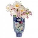 Vase décoratif Rose Magic bleu 27cm Kare Design