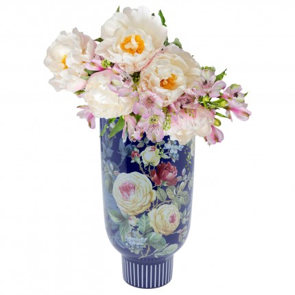 Vase décoratif Rose Magic bleu 27cm Kare Design