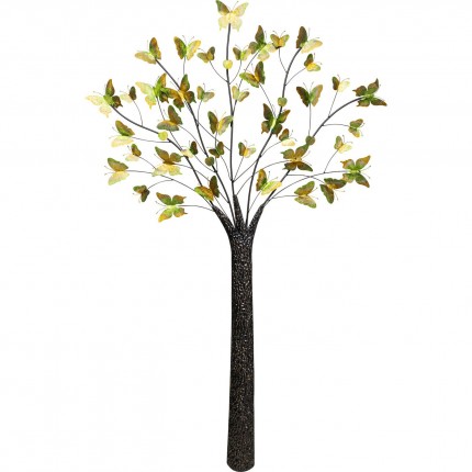 Portemanteau mural arbre papillons 170cm Kare Design