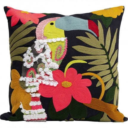 Coussin toucan laine Kare Design