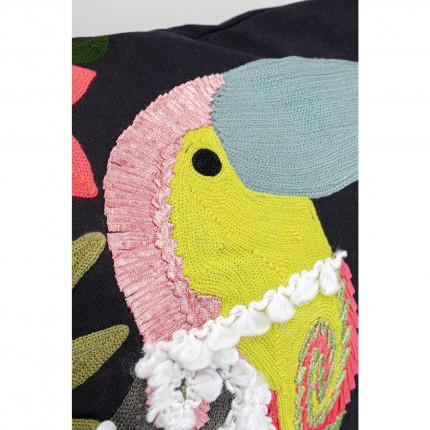 Coussin toucan laine Kare Design