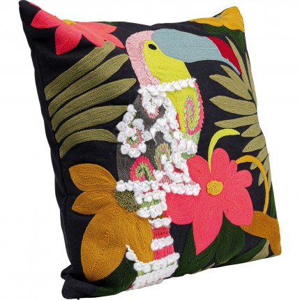 Coussin toucan laine Kare Design