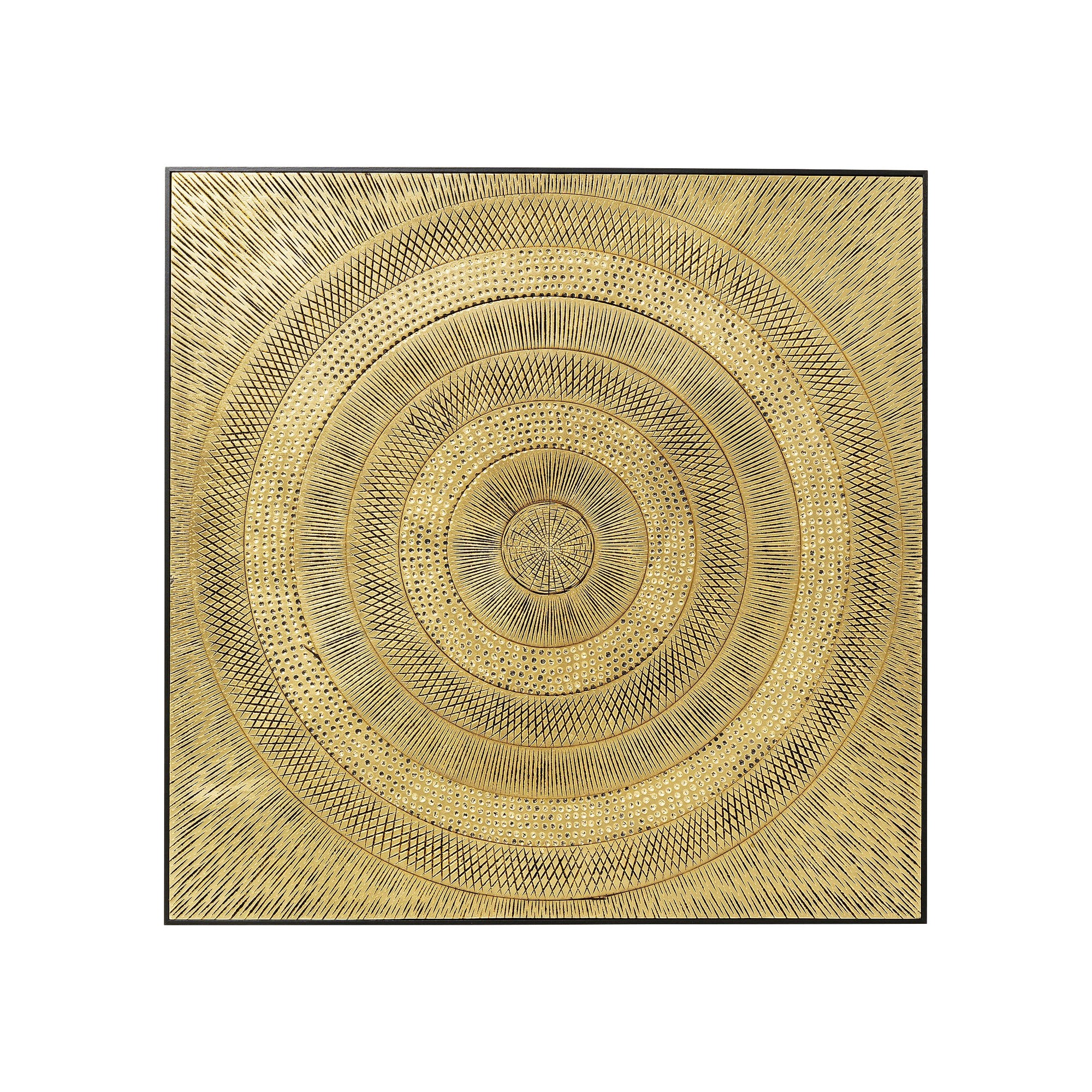Tableau Art Circle doré 120x120 Kare Design