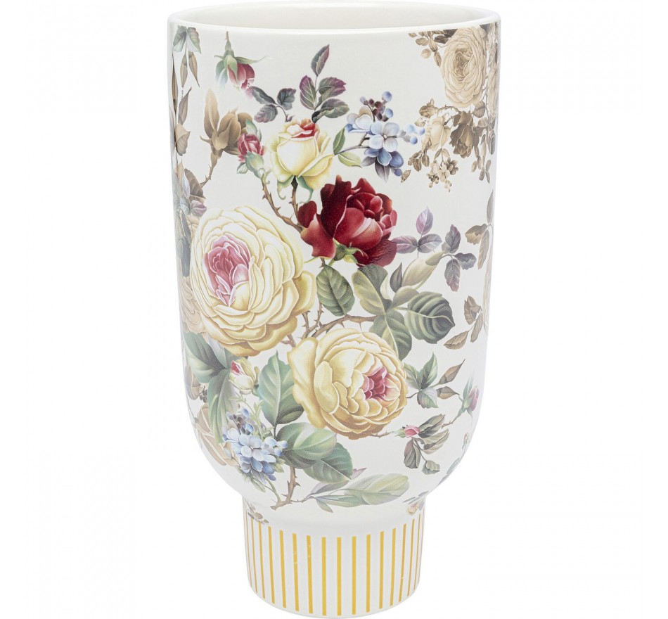 Vase décoratif Rose Magic blanc 27cm Kare Design