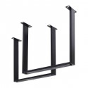 Table Symphony chêne noire 160x80cm Kare Design