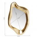 Miroir Hologram doré 119x76cm Kare Design