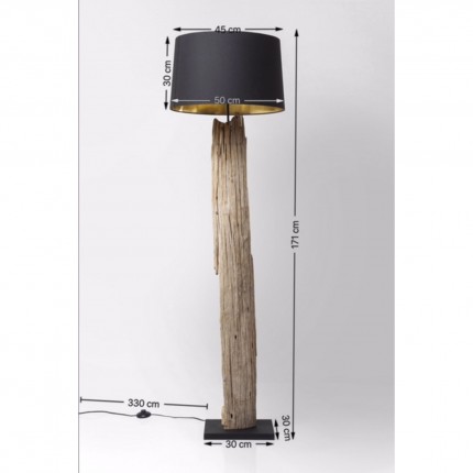 Lampadaire Nature Straight 171cm Kare Design