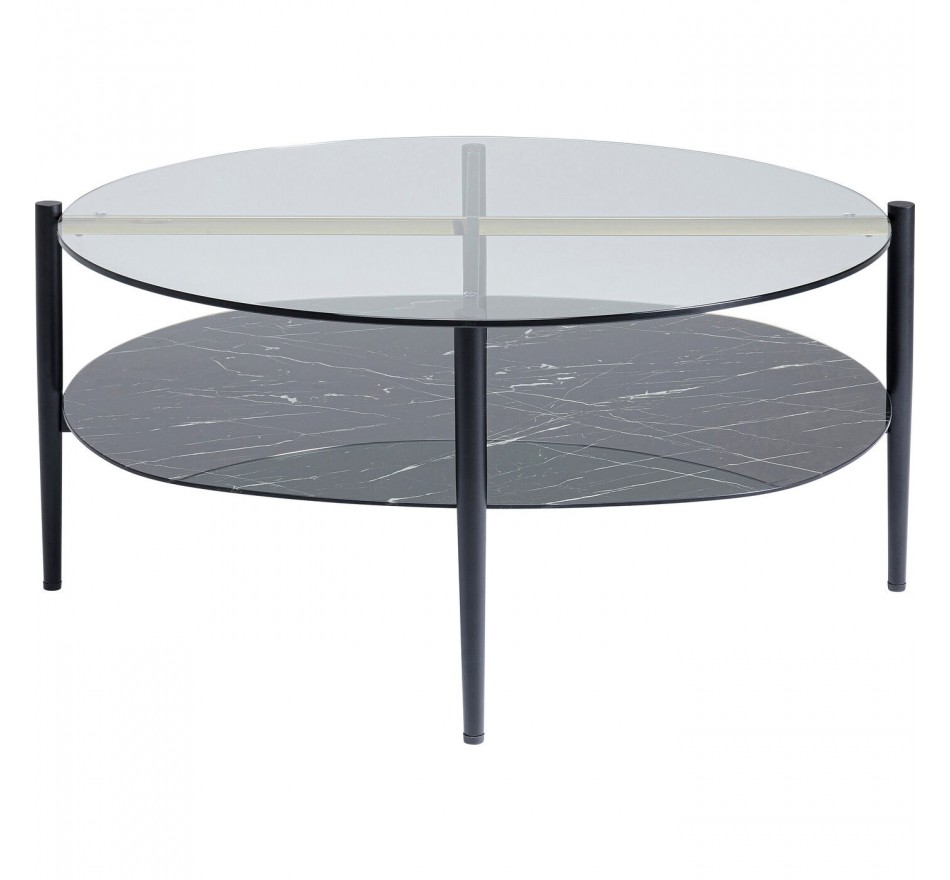 Table basse Noblesse ovale 97x91cm Kare Design