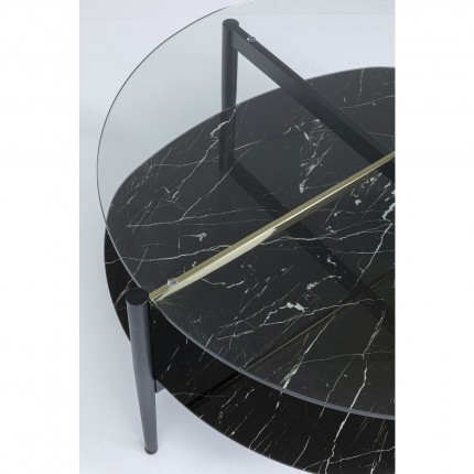 Table basse Noblesse ovale 97x91cm Kare Design
