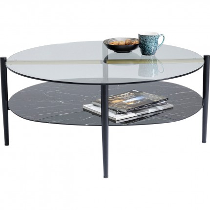 Table basse Noblesse ovale 97x91cm Kare Design