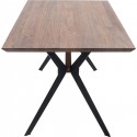 Table Downtown noyer 180x90cm Kare Design