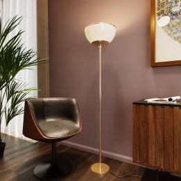 Fauteuil pivotant Club 54 noyer