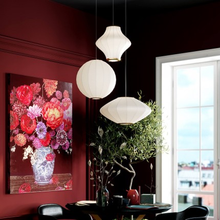 Tableau Touched fleurs vase 90x120cm Kare Design