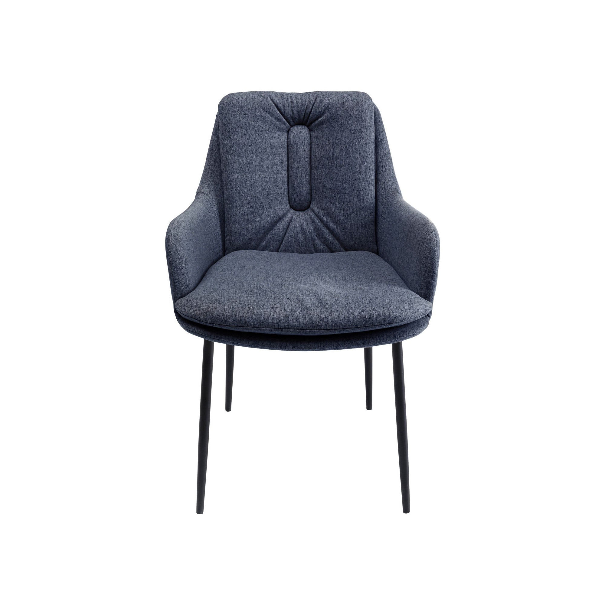 Chaise avec accoudoirs gris Thea Kare Design