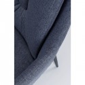 Chaise avec accoudoirs gris Thea Kare Design
