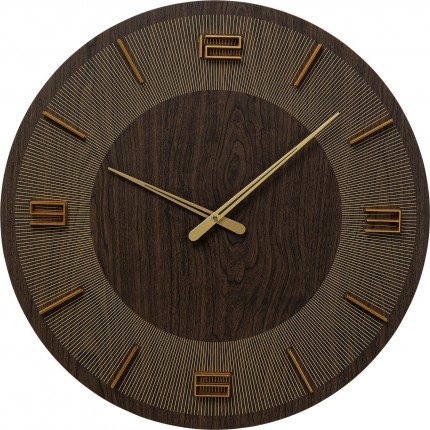 Horloge murale Levi 60cm marron Kare Design