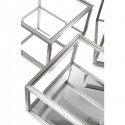 Table basse Luigi argenté set de 4 Kare Design