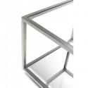 Table basse Luigi argenté set de 4 Kare Design