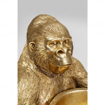 Déco gorille doré coupe Kare Design