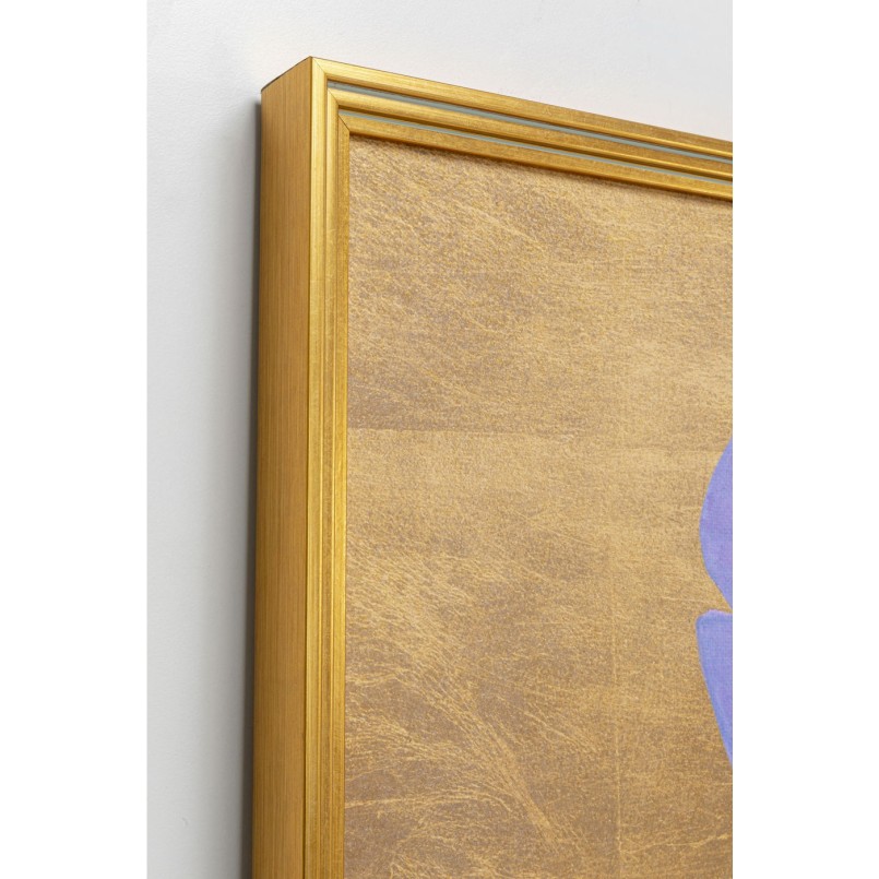 Tableau encadré fleurs violet 100x150cm Kare Design