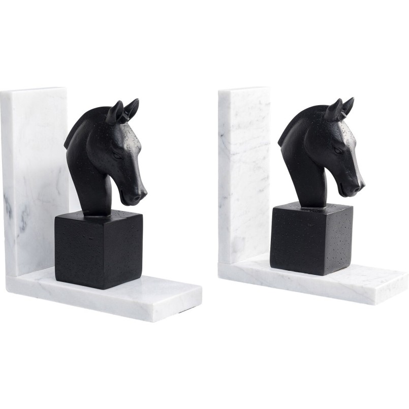 Serre-livres chevaux set de 2 Kare Design