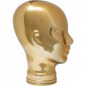 Déco tête dorée métallique Kare Design