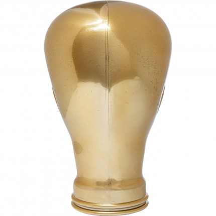 Déco tête dorée métallique Kare Design