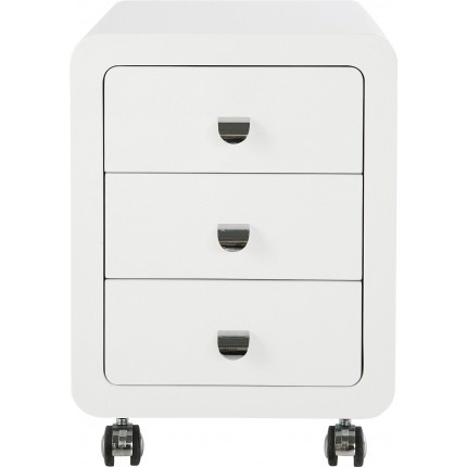 Caisson White Club 3 tiroirs Kare Design