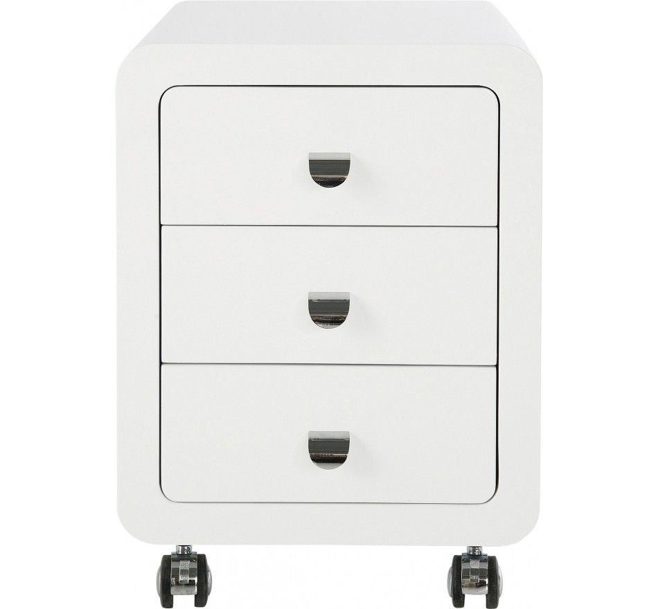 Caisson White Club 3 tiroirs Kare Design