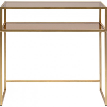 Console Loft 85x30cm dorée Kare Design