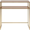 Console Loft dorée 85x80cm Kare Design