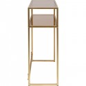 Console Loft dorée 85x80cm Kare Design