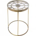 Table d'appoint horloge laiton 42cm Kare Design