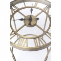 Table d'appoint horloge laiton 42cm Kare Design