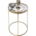 Table d'appoint horloge laiton 42cm Kare Design
