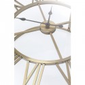 Table d'appoint horloge laiton 76cm Kare Design