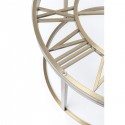 Table d'appoint horloge laiton 76cm Kare Design