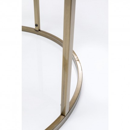 Table basse Roman 76cm dorée Kare Design