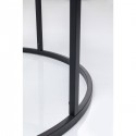 Table d'appoint horloge noir 76cm Kare Design
