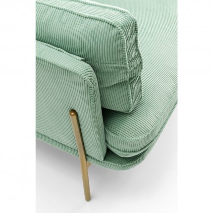 Canapé Shirly 3 places vert menthe Kare Design