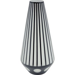 Vase noir et  blanc 44cm Kare Design