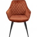 Chaise avec accoudoirs Harry orange Kare Design
