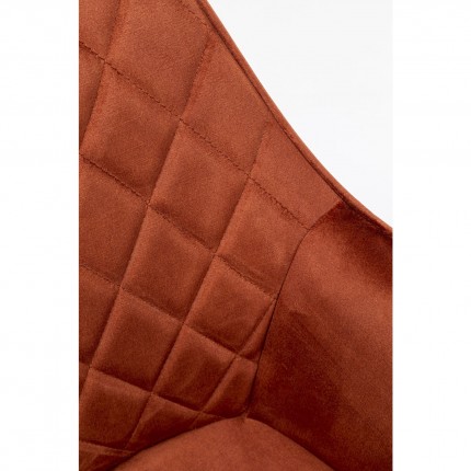 Chaise avec accoudoirs Harry orange Kare Design
